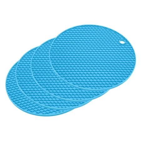 Uxcell 4pcs Silicone Trivets for Hot Pots Hot Pads Pot Holders Heat Resistant Trivets for Hot Dishes-Blue
Uxcell 4pcs Silicone Trivets for Hot Pots Hot Pads Pot Holders Heat Resistant Trivets for Hot Dishes-Blue