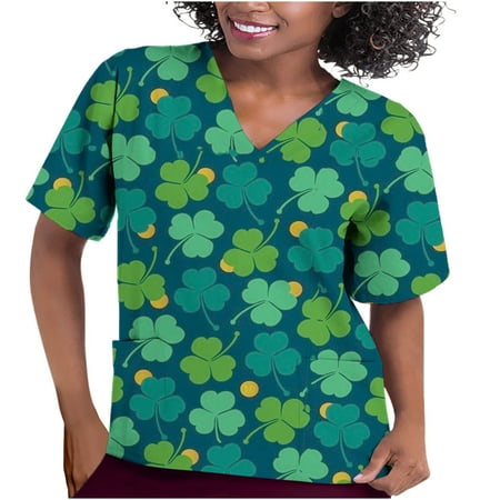 Tarmeek Women s Scrub Tops Easter Shirts Blouse For Women Women Easter Day Uniform Working Clothing Print V Neck Short Sleeve Tops With Pocket Easter bunny Costume Casual Easter Print Plus Size Tops
Tarmeek Women s Scrub Tops Easter Shirts Blouse For Women Women Easter Day Uniform Working Clothing Print V Neck Short Sleeve Tops With Pocket Easter bunny Costume Casual Easter Print Plus Size Tops