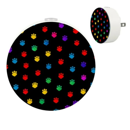 Dog Paw Prints Colorful Automatic night lights plug into wall Dusk to Dawn Sensor Nightlights for Kids & Adults for Bathroom Hallway
Dog Paw Prints Colorful Automatic night lights plug into wall Dusk to Dawn Sensor Nightlights for Kids & Adults for Bathroom Hallway