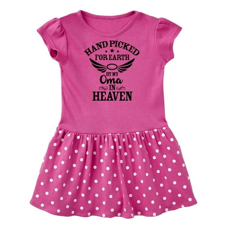 Inktastic Handpicked for Earth By My Oma in Heaven with Angel Wings Gift Baby Girl Dress
Inktastic Handpicked for Earth By My Oma in Heaven with Angel Wings Gift Baby Girl Dress