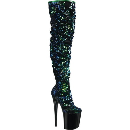 Women s Pleaser Flamingo 3004 Over The Knee Slouch Boot