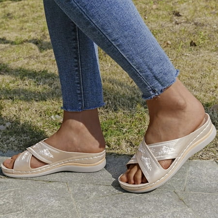 Alueeu Women s sandals Summer Womens Casual Shoes Breathable Thick Soled Wedges Leisure Sandals
Alueeu Women s sandals Summer Womens Casual Shoes Breathable Thick Soled Wedges Leisure Sandals