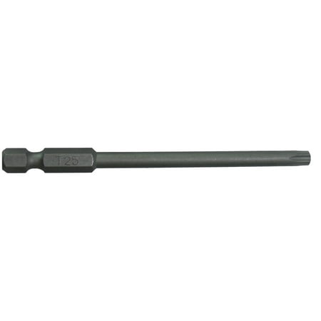 T25 (T-25) Torx/Star Driver Bit - High Quality T25 x 3-1/2 Torx/Star Drive Quick Change Shank Bit for Screws and Fasteners Requiring T25 (T-25) Size Bits - 1 PACK
T25 (T-25) Torx/Star Driver Bit - High Quality T25 x 3-1/2 Torx/Star Drive Quick Change Shank Bit for Screws and Fasteners Requiring T25 (T-25) Size Bits - 1 PACK