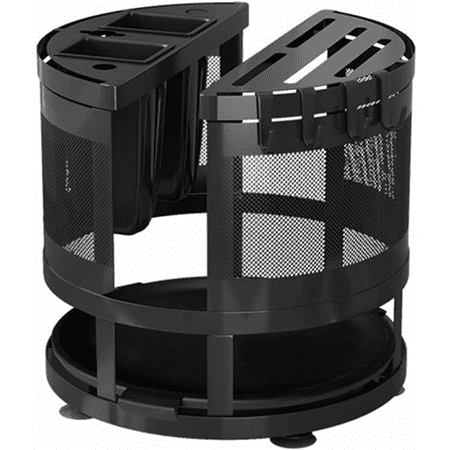 Knife Block Holder Caliamary Carbon Steel Multifunctional Knife Holder Without Knives 360° Rotatable Universal Knife Block with Slots Easy Cleaning Space Saver Kitchen Knife Storage Rack (Black)
Knife Block Holder Caliamary Carbon Steel Multifunctional Knife Holder Without Knives 360° Rotatable Universal Knife Block with Slots Easy Cleaning Space Saver Kitchen Knife Storage Rack (Black)