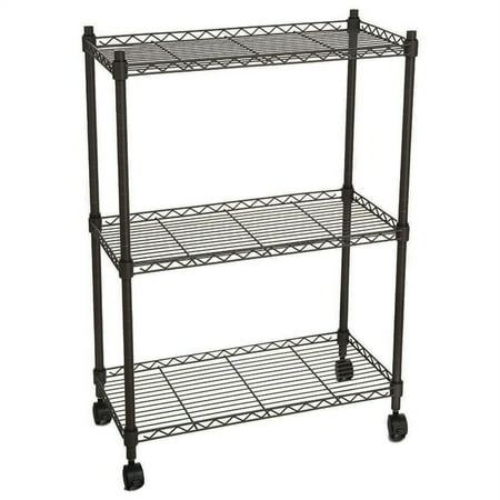 Buyweek 3-Layer Plastic Coated Iron Shelf with 1.5 Plastic Wheels 350*600*850 Black
Buyweek 3-Layer Plastic Coated Iron Shelf with 1.5 Plastic Wheels 350*600*850 Black
