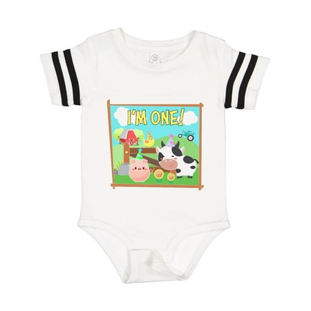Inktastic I m One! Farm Animals Wearing Birthday Party Hats Gift Baby Boy or Baby Girl Bodysuit
Inktastic I m One! Farm Animals Wearing Birthday Party Hats Gift Baby Boy or Baby Girl Bodysuit