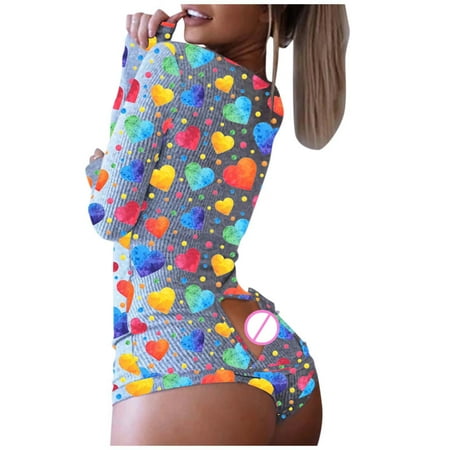 Jumpsuits for Women Women Print Long Sleeve Nightwear Jumpsuit Bodysuit Playsuit Romper Plus Size Jumpsuits for Women Ployester Grey M
Jumpsuits for Women Women Print Long Sleeve Nightwear Jumpsuit Bodysuit Playsuit Romper Plus Size Jumpsuits for Women Ployester Grey M