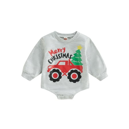 Binwwede Baby Girls Boys Christmas Car Christmas Tree/Santa/Letter Print Round Neck Long Sleeve Jumpsuits
Binwwede Baby Girls Boys Christmas Car Christmas Tree/Santa/Letter Print Round Neck Long Sleeve Jumpsuits