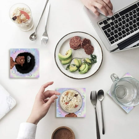 KXMDXA Girl Set of 4 Coaster for Drinks Absorbent Ceramic Stone Coasters Cup Mat with Cork Base for Home Kitchen Room Coffee Table Bar Decor
KXMDXA Girl Set of 4 Coaster for Drinks Absorbent Ceramic Stone Coasters Cup Mat with Cork Base for Home Kitchen Room Coffee Table Bar Decor