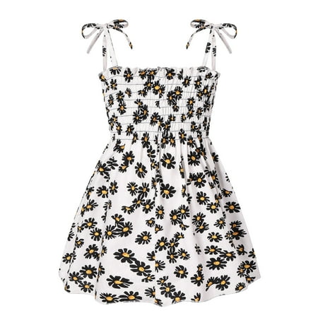 OVTICZA Baby Toddler Floral Sundress Sleeveless Dresses Summer Square Neck Dress for Girls White 110
OVTICZA Baby Toddler Floral Sundress Sleeveless Dresses Summer Square Neck Dress for Girls White 110
