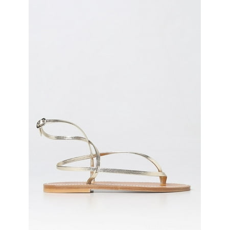 K. Jacques Flat Sandals Woman Gold Woman