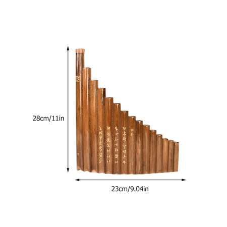 1 Pc Beginner 15 Hole Panpipe Wind Instrument Portable Panpipe Instrument (Brown Carving Random)
1 Pc Beginner 15 Hole Panpipe Wind Instrument Portable Panpipe Instrument (Brown Carving Random)