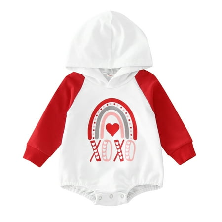 Rovga Baby Girl Bodysuits Long Sleeve Valentine S Day Letter Prints Hooded Romper Sweatshirt Bodysuits
Rovga Baby Girl Bodysuits Long Sleeve Valentine S Day Letter Prints Hooded Romper Sweatshirt Bodysuits