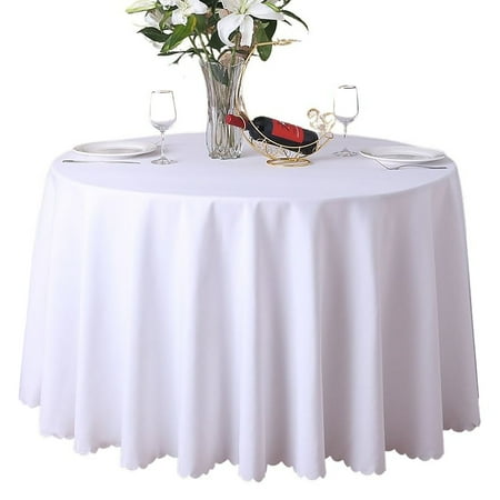 2 Pack Round Tablecloth Solid Color Polyester Circle Table Protector Washable No Pilling Table Cover For Hotel Wedding Party Banquet Business-White-1.6m
2 Pack Round Tablecloth Solid Color Polyester Circle Table Protector Washable No Pilling Table Cover For Hotel Wedding Party Banquet Business-White-1.6m
