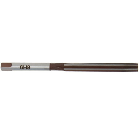 H8 Hand Chucking Reamer Drill Bits 6 Straight Flutes Shank Milling Cutter Tool