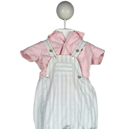 Pre-Owned My Little Outfit Shirt and Overalls 6-12 Months