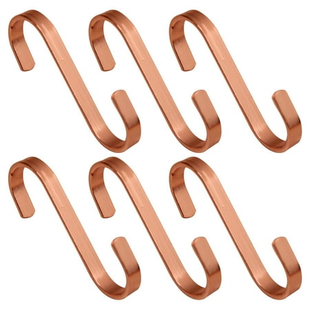 6pcs Display Metal Hook Hanging Hooks S Shaped Hook Nail-Free Hook for Supermarket Display Clothes Prop(10cm Rose Gold)
6pcs Display Metal Hook Hanging Hooks S Shaped Hook Nail-Free Hook for Supermarket Display Clothes Prop(10cm Rose Gold)