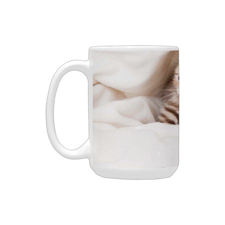 Animal Decor Two Little Scottish Fold Kittens on the White Background Digital Print White and Grey Ceramic Mug (15 OZ) (Made In USA)
Animal Decor Two Little Scottish Fold Kittens on the White Background Digital Print White and Grey Ceramic Mug (15 OZ) (Made In USA)