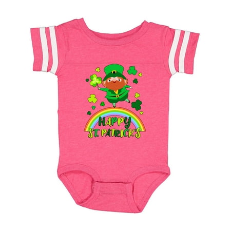 Inktastic Happy St. Patrick s Day Cute Leprechaun on Rainbow Gift Baby Boy or Baby Girl Bodysuit
Inktastic Happy St. Patrick s Day Cute Leprechaun on Rainbow Gift Baby Boy or Baby Girl Bodysuit