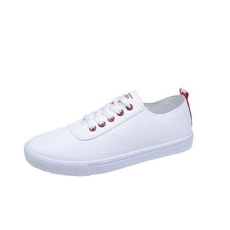 CBGELRT Shoes for Women Ladies Flats Round Toe Slip On Sneakers Lace Up Walking Shoes Fashion White Leather Women s Casual Shoes Red Asian Size 40
CBGELRT Shoes for Women Ladies Flats Round Toe Slip On Sneakers Lace Up Walking Shoes Fashion White Leather Women s Casual Shoes Red Asian Size 40