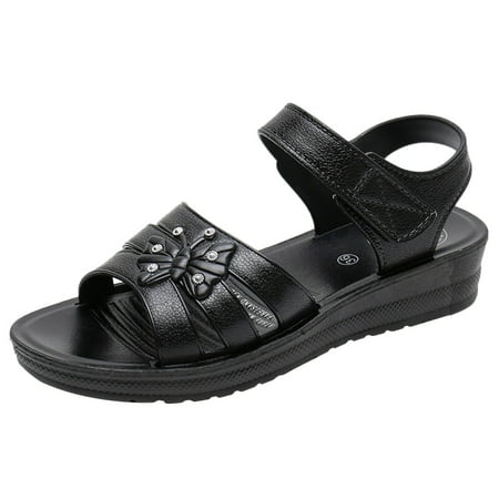 ZHAGHMIN Bohemian Female Sandals Pu Leather Vintage Butterfly Rhinestone Wedge Sandals Comfortable Ladies Hiking Non Slip Outdoor Shoes Black Size8
ZHAGHMIN Bohemian Female Sandals Pu Leather Vintage Butterfly Rhinestone Wedge Sandals Comfortable Ladies Hiking Non Slip Outdoor Shoes Black Size8