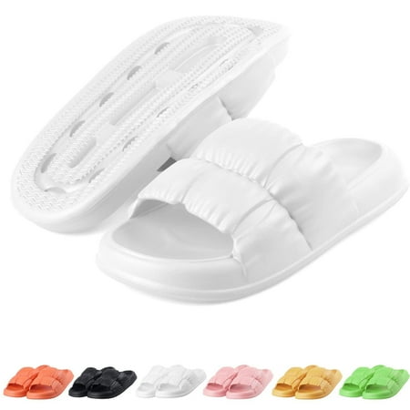 Unisex Cloud Slides Slippers for Women Men EVA Non-Slip Super Soft Sandals Bathroom Shower Pillow Slippers Slides Lightweight Spa Open Toe Summer Sandals for Indoor Outdoor Bathroom
Unisex Cloud Slides Slippers for Women Men EVA Non-Slip Super Soft Sandals Bathroom Shower Pillow Slippers Slides Lightweight Spa Open Toe Summer Sandals for Indoor Outdoor Bathroom