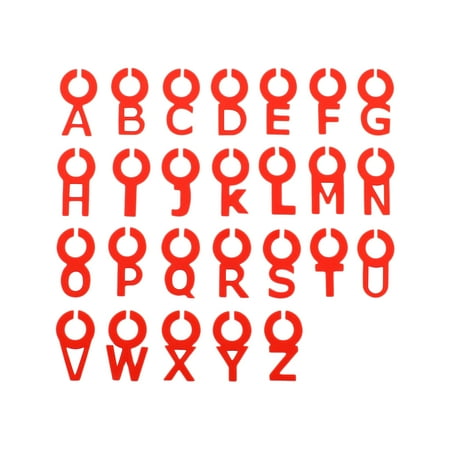 Hemoton 26pcs Alphabet Letters Wine Glass Marker Creative Wine Identifier Silicone Drinking Cup Sign Drink Charms Label for Party (Red)
Hemoton 26pcs Alphabet Letters Wine Glass Marker Creative Wine Identifier Silicone Drinking Cup Sign Drink Charms Label for Party (Red)