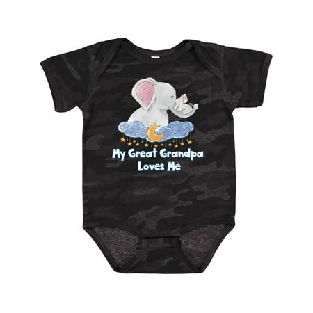 Inktastic My Great Grandpa Loves Me Cute Elephants Clouds Moon Stars Boys or Girls Baby Bodysuit
Inktastic My Great Grandpa Loves Me Cute Elephants Clouds Moon Stars Boys or Girls Baby Bodysuit