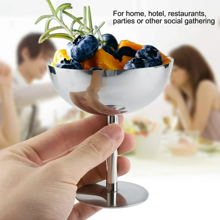 Tebru Stainless Cream Dish Stainless Steel Ice Cream Cups Serving Dessert Dish Bowls for Salad Fruit Pudding Ice Cream Cup
Tebru Stainless Cream Dish Stainless Steel Ice Cream Cups Serving Dessert Dish Bowls for Salad Fruit Pudding Ice Cream Cup