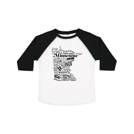 Inktastic Minnesota State Word Salad Gift Toddler Boy or Toddler Girl T-Shirt