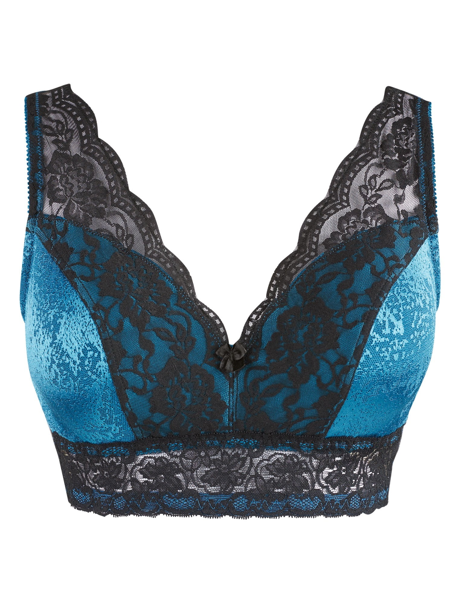 Ahh By Rhonda Shear Womens Smoothing Jacquard Pin Up Bra With Removable