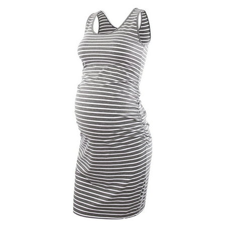 Akklian Maternity Dress Stripe O-Neck Breast-Feeding Dress Casual Pregnant Nursing Dress Tank Dress Summer Savings Clearance
Akklian Maternity Dress Stripe O-Neck Breast-Feeding Dress Casual Pregnant Nursing Dress Tank Dress Summer Savings Clearance