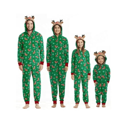 AvoDovA Christmas Family Matching Hoodie Pajamas Reindeer Romper Long Sleeve One Piece Jumpsuit Zipper Pjs for Adult Kids Baby
AvoDovA Christmas Family Matching Hoodie Pajamas Reindeer Romper Long Sleeve One Piece Jumpsuit Zipper Pjs for Adult Kids Baby