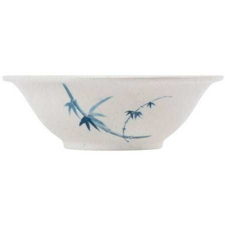 Thunder Group 5106BB Blue Bamboo Melamine Noodle Bowl 15 oz.