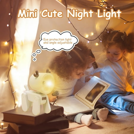 Xewsqmlo Mini LED Animal Night Lamp Adjustable Angle Cartoon Cute Dog/Deer Christmas Gift
Xewsqmlo Mini LED Animal Night Lamp Adjustable Angle Cartoon Cute Dog/Deer Christmas Gift