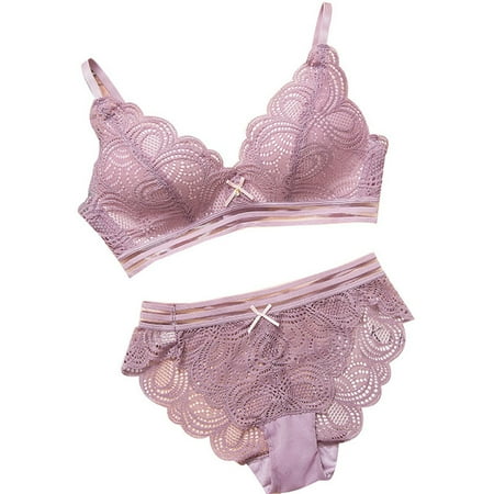 Wirefree Triangular Lace Bra And Panties Set Push Up Thin Breathable Women Bra Underwear Set
Wirefree Triangular Lace Bra And Panties Set Push Up Thin Breathable Women Bra Underwear Set