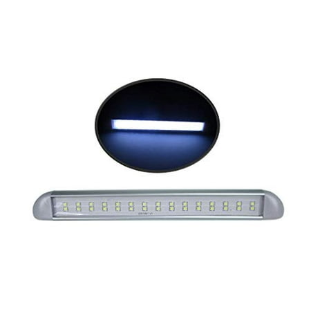 Pactrade Marine White LED Awning/Porch Light RV Camper Trailer 10-30V Aluminum