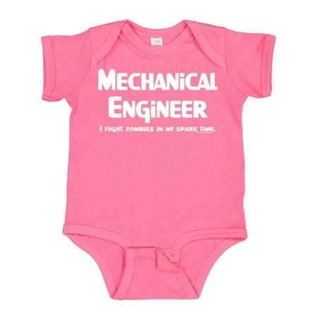 Inktastic Mechanical Engineer Zombie Fight Gift Baby Boy or Baby Girl Bodysuit