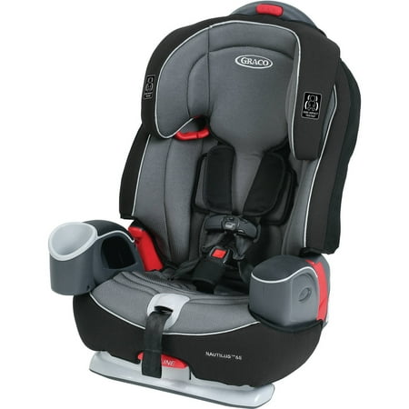 Graco Nautilus 65 3-in-1 Multi-Use Convertible Harness Booster Car Seat, Bravo