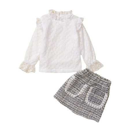 Toddler Outfits Christmas Kids Girls Fall Print Cotton Long Sleeve Tops Ruffle Skirts Clothes Sets Size 5-6 Years
Toddler Outfits Christmas Kids Girls Fall Print Cotton Long Sleeve Tops Ruffle Skirts Clothes Sets Size 5-6 Years