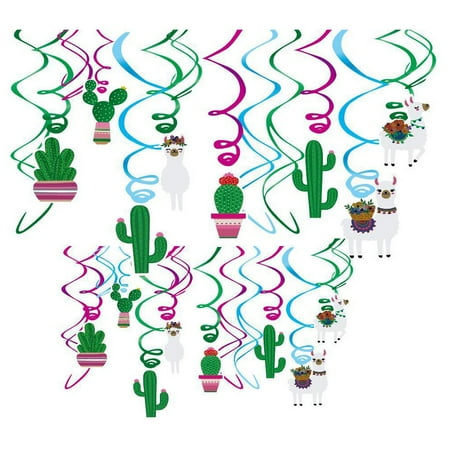 NUOLUX 1 Set Llama Cactus Hanging Swirl Decorations Llama Theme Birthday Party Supplies
NUOLUX 1 Set Llama Cactus Hanging Swirl Decorations Llama Theme Birthday Party Supplies