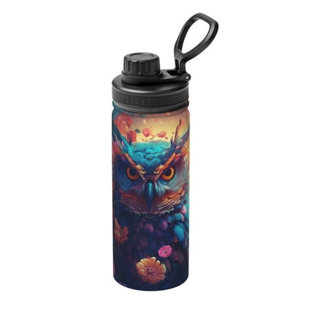 Ocsxa Colorful Feather Owl Print 18oz Stainless Steel Water Bottle Unisex Water Bottle Insulated Sports Water Cup Flask for Cold Water Drinks/Sports/Travel/Car/School
Ocsxa Colorful Feather Owl Print 18oz Stainless Steel Water Bottle Unisex Water Bottle Insulated Sports Water Cup Flask for Cold Water Drinks/Sports/Travel/Car/School