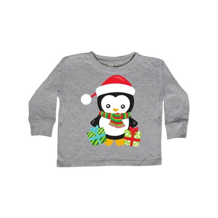 Inktastic Christmas Penguin Penguin With Gifts Presents Gift Toddler Boy or Toddler Girl Long Sleeve T-Shirt
Inktastic Christmas Penguin Penguin With Gifts Presents Gift Toddler Boy or Toddler Girl Long Sleeve T-Shirt