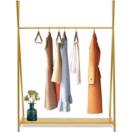 Miumaeov Clothes Rack Gold Metal Clothes Stand With Shoes Storage Shelf 160cm Durable
Miumaeov Clothes Rack Gold Metal Clothes Stand With Shoes Storage Shelf 160cm Durable