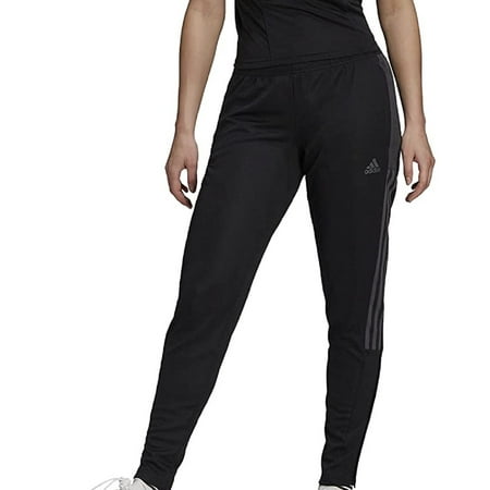Adidas Women's Tiro Track Pants, Black/Dark Grey Heather, X-Small