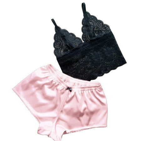 Summer Savings Clearance! 2023 TUOBARR Lingerie for Women Lace Satin Bra Camisole Sling Tops Shorts Pajamas Two Piece Set Pink 12
Summer Savings Clearance! 2023 TUOBARR Lingerie for Women Lace Satin Bra Camisole Sling Tops Shorts Pajamas Two Piece Set Pink 12