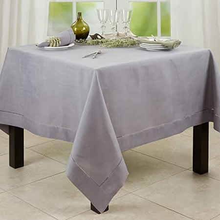 Fennco Styles Classic Hemstitched Border Solid Color Tablecloth 70 W x 160 L - Slate Rectangle Table Cover for Dining Table Banquets Holiday Weddings Home Décor and Everyday Use
Fennco Styles Classic Hemstitched Border Solid Color Tablecloth 70 W x 160 L - Slate Rectangle Table Cover for Dining Table Banquets Holiday Weddings Home Décor and Everyday Use