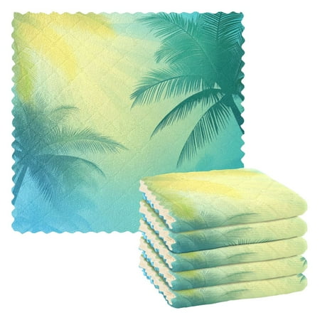 6 Pack Kitchen Dish Towels 11 Inch x 11 Inch Reusable Cleaning Cloths for Washing Dishes Dish Cloths for Drying Dishes Blue and Green Gradient
6 Pack Kitchen Dish Towels 11 Inch x 11 Inch Reusable Cleaning Cloths for Washing Dishes Dish Cloths for Drying Dishes Blue and Green Gradient