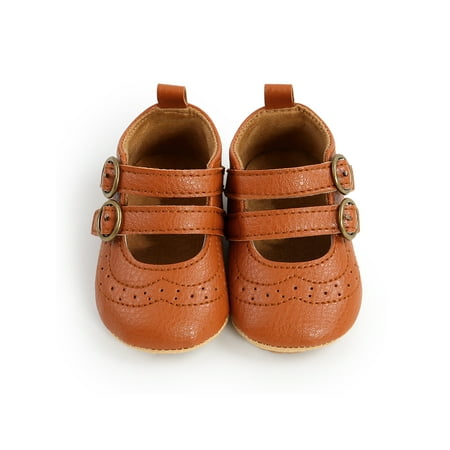 SIMANLAN Infant Princess Dress Shoe First Walkers Crib Shoes Comfort Flats Newborn Retro Toddler Prewalker Brown 4C
SIMANLAN Infant Princess Dress Shoe First Walkers Crib Shoes Comfort Flats Newborn Retro Toddler Prewalker Brown 4C