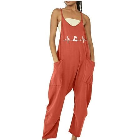 FAVIPT Women s Jumpsuits Rompers & Overalls Plus Size Clearance Jumpsuits for Women Casual Summer Rompers Sleeveless Loose Spaghetti Strap Baggy Overalls Jumpers with Pockets 2023
FAVIPT Women s Jumpsuits Rompers & Overalls Plus Size Clearance Jumpsuits for Women Casual Summer Rompers Sleeveless Loose Spaghetti Strap Baggy Overalls Jumpers with Pockets 2023